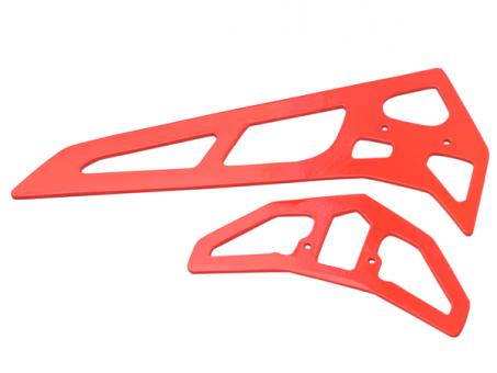 FUSUNO Neon Red Fiberglass Horizontal/Vertical Fin 