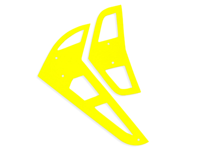 Neon Yellow Fiberglass Horizontal/Vertical Fins 