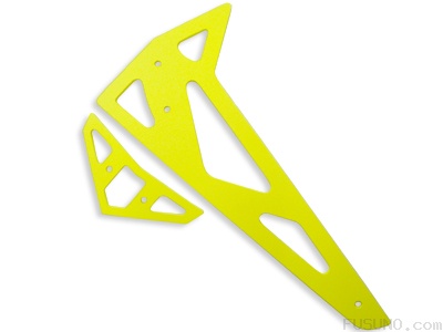 Neon Yellow Fiberglass Horizontal/Vertical fins 