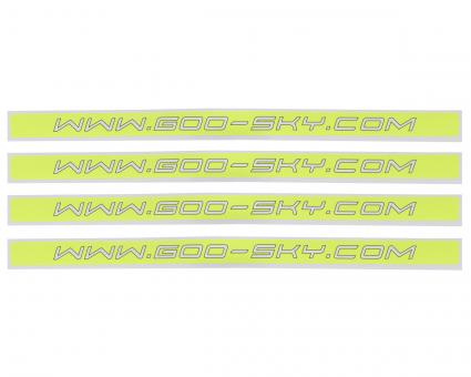 GooSky S2 Tail Boom Sticker (yellow) 