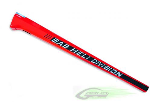 Carbon fiber tail boom - RED - Goblin 700 