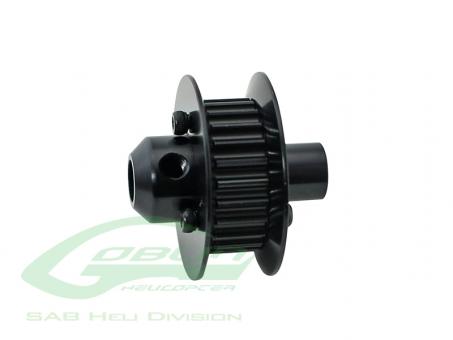 NEW HEAVY DUTY TAIL PULLEY 24T BLACK ANODIZE 