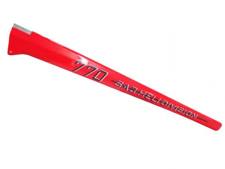 Carbon Fiber Tail Boom Red - Goblin 770 