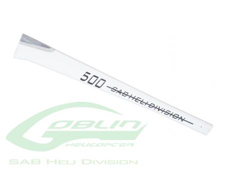 Glass Fiber Tail Boom White - Goblin 500 