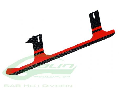 Carbon Fiber Landing Gear Red - Goblin 500 