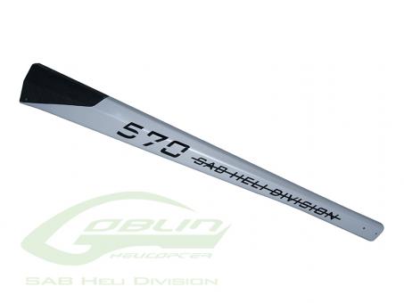 Carbon Fiber Tail Boom White - Goblin 570 