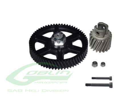 Heavy Duty Main Gear And Pinion - Goblin 500 