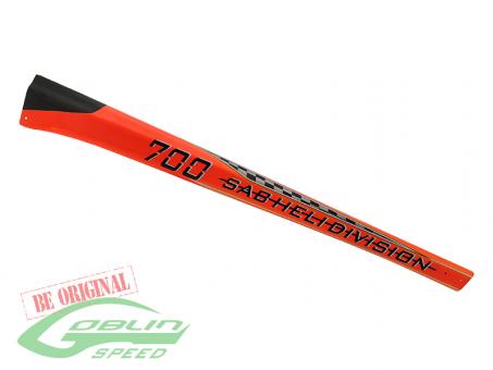 SAB Carbon Fiber Tail Boom Orange - Goblin Speed 