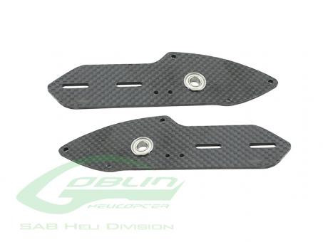 Carbon Fiber Tail Side Plate Set - Urukay Competition 