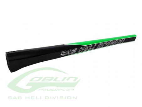 Carbon Fiber Tail Boom Green/Carbon - Goblin Black Nitro/Thunder 700 