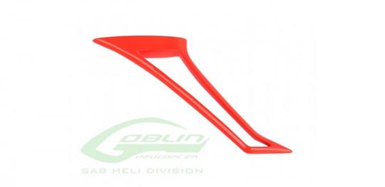 COMPOSITE TAIL FIN RED - GOBLIN URUKAY CARBON  