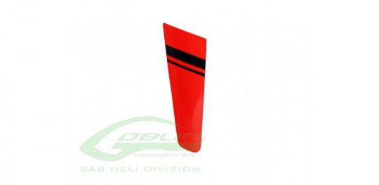 MINI COMET TAIL FIN RED 