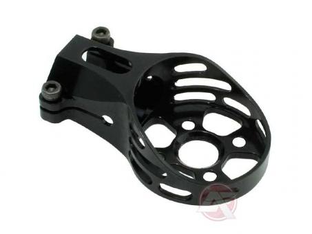 ALUMINIUM MOTOR MOUNT BLACK HYPER 400 