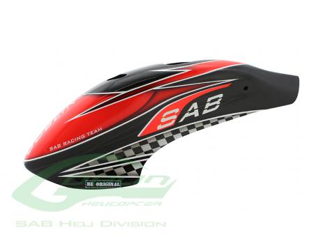 Canomod Airbrush Canopy SAB Red/Carbon - Goblin 500 