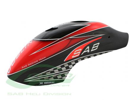 Canomod Airbrush Canopy Red/Carbon- Goblin 570 
