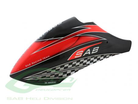 SAB Canomod Airbrush Canopy Red/Carbon - Goblin Speed 