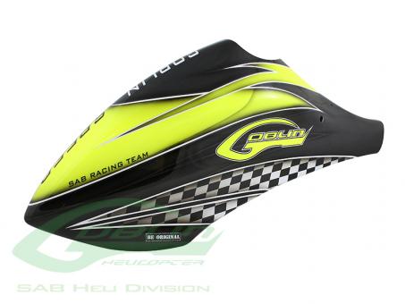 SAB Canomod Airbrush Canopy Yellow/Carbon - Goblin Speed 