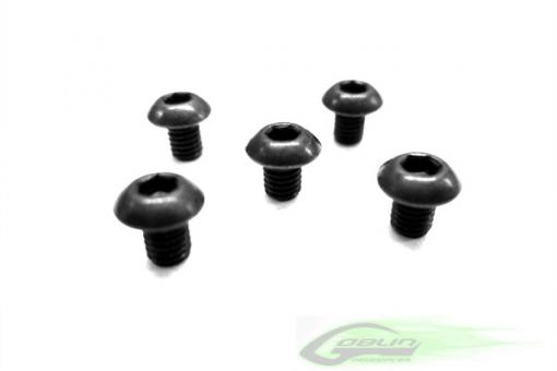 DIN 12.9 Button Head Socket Cap M3x4 (5pcs) - Goblin 700 