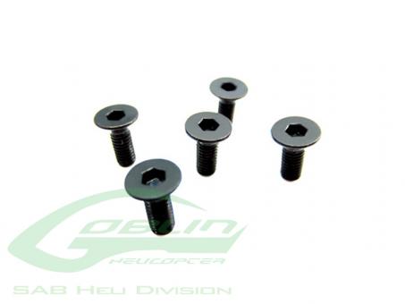 DIN 12.9 Flat Head Socket Cap M4x6 - Goblin 570 