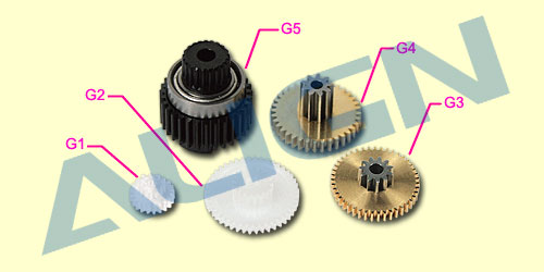 Align DS420M Servo Gear Set 