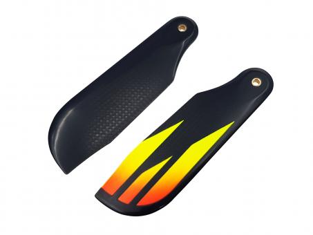 TAIL BLADES 72MM YELLOW ORANGE 
