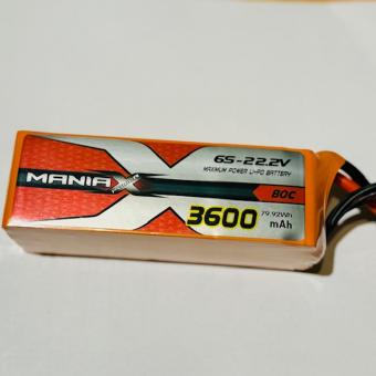 MANIAX 6S 3600 mAH 80C 