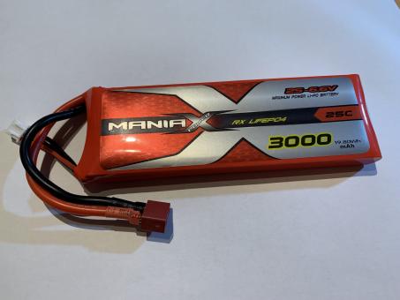 ManiaX 2S 3000 mAH LiFePo4 