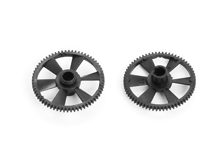 Main Gear (Black Delrin) - 2 pcs 