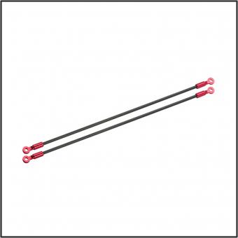 Carbon Tail Boom Support set (RED) 