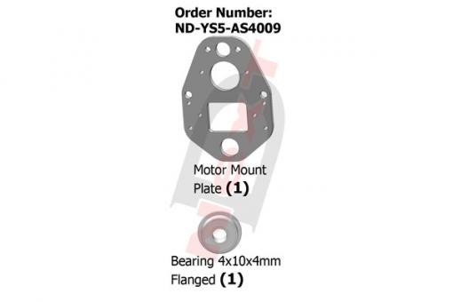 CYE Motor Mount Plate (Carbon) - Stingray 500 