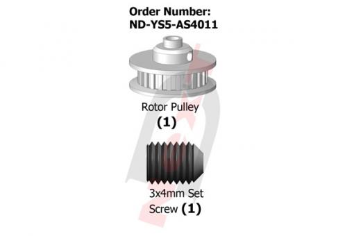 CYE Rotor Pulley (1) - Stingray 500 