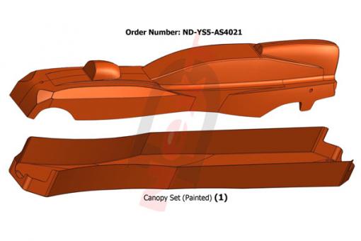 CYE Canopy Set (Painted) - Stingray 500 