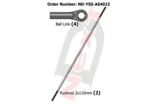 CYE Servo Pushrod - Stingray 500 