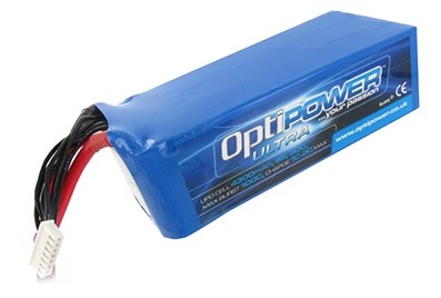 OptiPOWER 50C 4000mAh 6S LiPo 