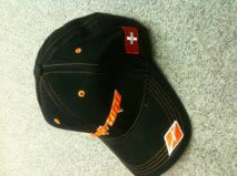 Outragecaps, hat with SWISS FLAG LOGO 