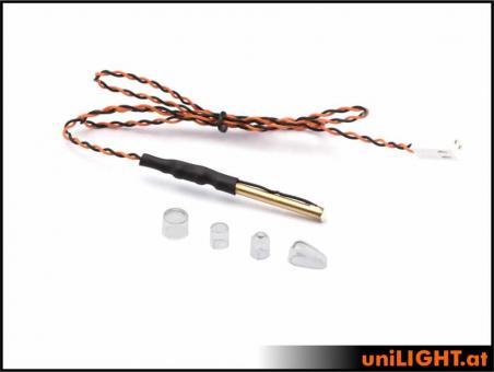 5mm PIN Navigationslicht, 1Wx2, KURZ rot 