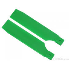 Plastic Neon Green Tail Blade 85 mm-550 size heli 