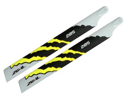 ZEAL Carbon Fiber Main Blades 285mm Energy (Yellow) 